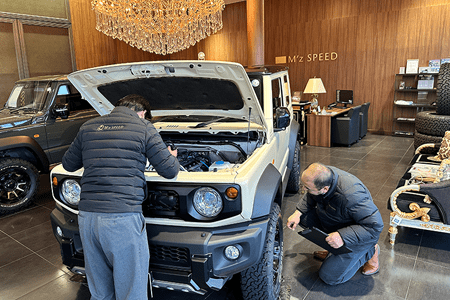 エアロやカスタムパーツを買取価格に反映します